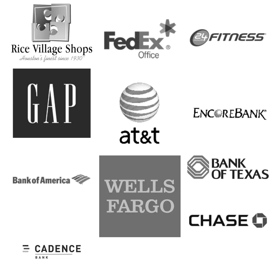Nearby businesses and shops in Rice Village