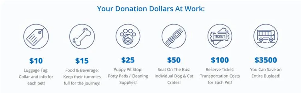 Your donation dollars at work