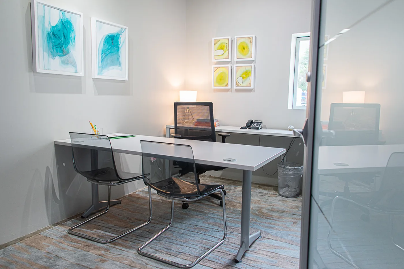 Bright private office 112